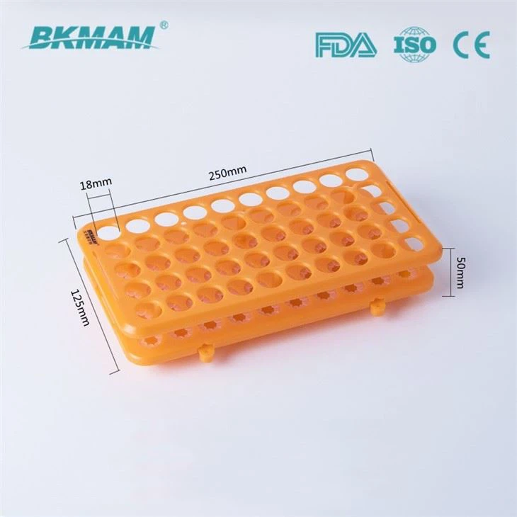 Lab Consumable 5ml 10ml 15ml Test Tube Rack With Silicon Gasket
