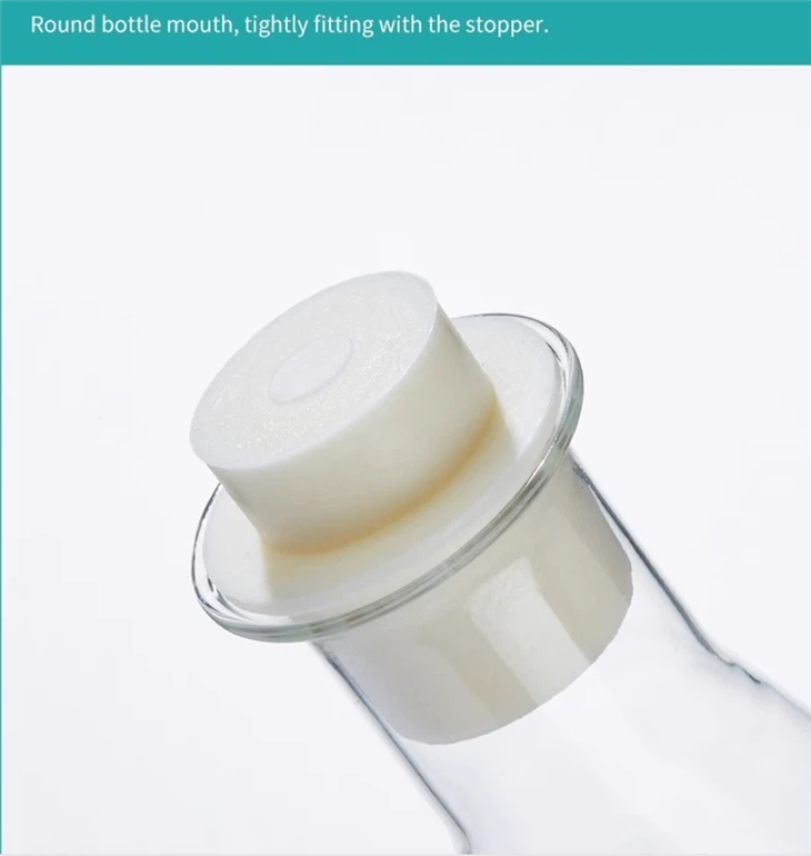 BKMAM 100ml 250ml 500ml Laboratory Use Transparent Heat Resistant Borosilicate 3.3 Glass Conical Flask Bottle
